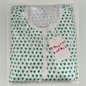 Roller Rabbit Green Hearts Pajama Set